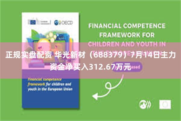 正规实盘配资 华光新材(688379)7月14日主力资金净买入312.67万元