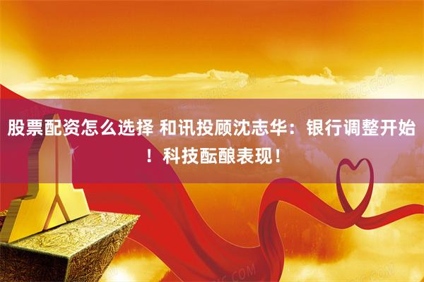 股票配资怎么选择 和讯投顾沈志华：银行调整开始！科技酝酿表现！