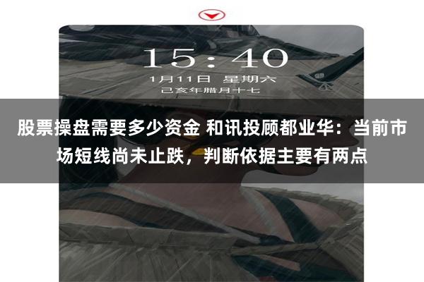 股票操盘需要多少资金 和讯投顾都业华：当前市场短线尚未止跌，判断依据主要有两点