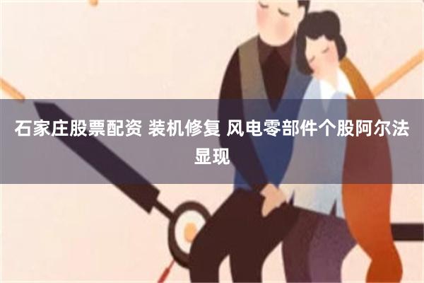 石家庄股票配资 装机修复 风电零部件个股阿尔法显现