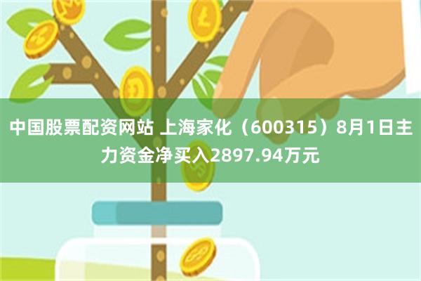 中国股票配资网站 上海家化（600315）8月1日主力资金净买入2897.94万元