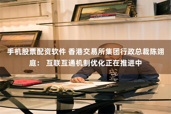 手机股票配资软件 香港交易所集团行政总裁陈翊庭： 互联互通机制优化正在推进中