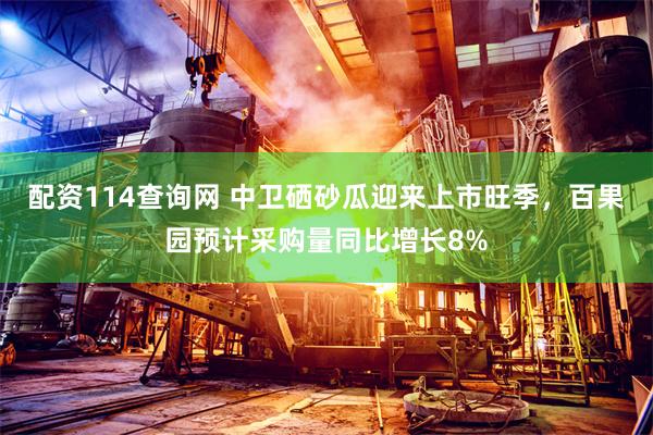 配资114查询网 中卫硒砂瓜迎来上市旺季，百果园预计采购量同比增长8%