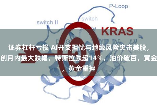 证券杠杆亏损 AI开支担忧与地缘风险夹击美股，标普创月内最大跌幅，特斯拉跌超14%，油价破百，黄金重挫
