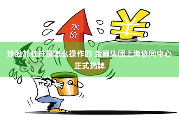 炒股加杠杆是怎么操作的 金圆集团上海协同中心正式揭牌