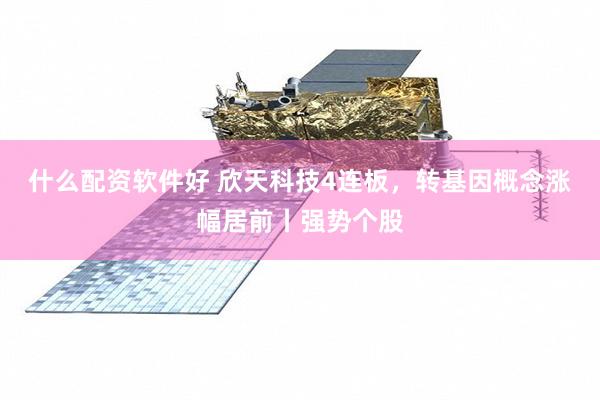 什么配资软件好 欣天科技4连板，转基因概念涨幅居前丨强势个股