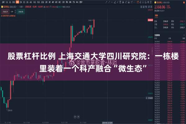 股票杠杆比例 上海交通大学四川研究院：一栋楼里装着一个科产融合“微生态”