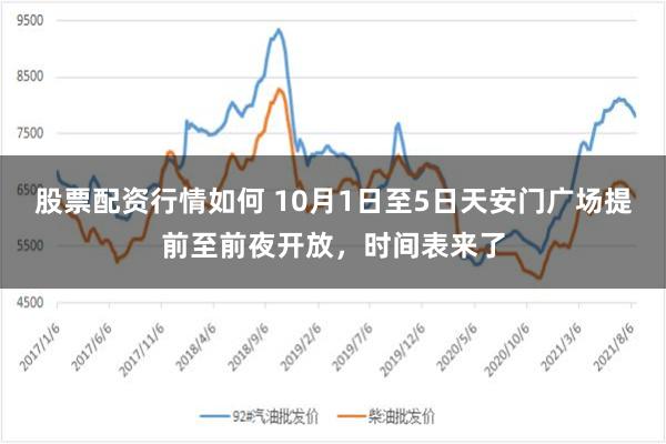 股票配资行情如何 10月1日至5日天安门广场提前至前夜开放，时间表来了